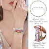 2Pcs 2 Styles Glass Seed Beads Stretch Bracelet Sets BJEW-SW001591-4