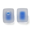 Frosted Acrylic European Beads OACR-G012-14E-2