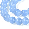 Transparent Glass Imitation Cat Eye Beads Strands GLAA-Q110-01C-05-3