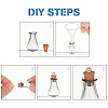 DIY Wish Bottle Pendant Making Finding Kits DIY-FH0004-31-4
