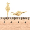 Brass Pendants KK-P353-06G-3