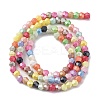 Baking Paint Glass Beads Strands LAMP-R020-02A-2