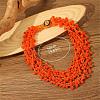 Bohemian Style Glass Bead Multi-layer Necklaces for Daily Wear and Gifting BA8447-2-2