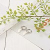 304 Stainless Steel Huggie Hoop Earrings EJEW-JE04404-02-4