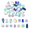 30Pcs 14 Styles Resin Decoden Cabochons CRES-YW0002-17-1