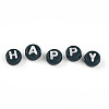 Opaque Acrylic Beads OACR-H046-02E-2