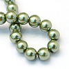 Baking Paint Glass Pearl Bead Strands X-HY-Q003-3mm-49-4