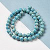 Synthetic Imperial Jasper Dyed Beads Strands G-P507-01A-02-2