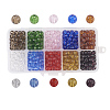 10 Colors Transparent Glass Beads GLAA-JP0001-14-6mm-1