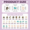78Pcs 26 Styles Alloy Enamel Charms ENAM-TA0003-52-4