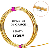 Square Brass Wire CWIR-WH0009-06G-2