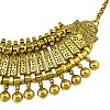 Tibetan Style Alloy Turkish Coin Tassel Chunky Bib Necklaces for Women FS-WG6DA7E-02-2