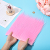 Faux Fur Squares Fabric LS-BJEW-WH0515-11D-3