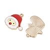 Christmas Alloy Enamel Pendants ENAM-G234-01I-3