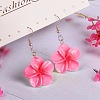 Flower Resin Dangle Earrings FS-WG2DDFE-09-1