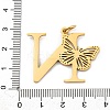 Ion Plating(IP) 201 Stainless Steel Pendants STAS-N103-184G-N-3