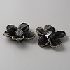 Lace & Plastic Detachable Shoe Buckle Clips FIND-WH0423-74B-2