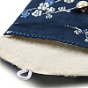 Chinese Style Floral Cloth Jewelry Storage Pouches AJEW-D065-01A-03-3