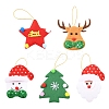 10Pcs 5 Styles Cloth Pendant Decorations FIND-FS0003-28-1