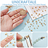 150Pcs 3 Sizes Brass Crimp Beads Covers KK-UN0003-82-4