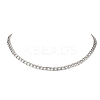 5MM 304 Stainless Steel Cuban Link Chain Necklaces NJEW-JN05849-2
