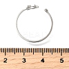 304 Stainless Steel Micro Pave Cubic Zirconia Open Cuff Rings RJEW-S628-02P-3