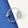 304 Stainless Steel Cuff Rings RJEW-D306-08P-1