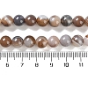 Natural Striped Agate/Banded Agate Beads Strands G-Z060-A01-B14-5