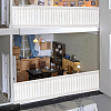 Birch & Poplar Plywood Dollhouse Wall DIY-WH0591-120B-5