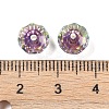 AB Color Plated Glass Beads EGLA-P059-03B-AB05-3