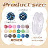 DIY Round AB-Color Resin Rhinestone Beads Bracelets Making Kits DIY-ME0001-21-2