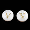 Natural Freshwater Shell Beads SHEL-N036-01V-2