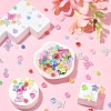 310Pcs 5 Styles Transparent Acrylic Beads MACR-CJ0001-65-5