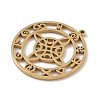 304 Stainless Steel Pendants STAS-B062-16G-2