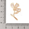 Brass Glass Pendants KK-B100-041G-03-3