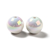 UV Plating Rainbow Iridescent Acrylic Beads LS-X-PACR-D070-01F-2