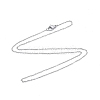 Non-Tarnish 304 Stainless Steel Cable Chains Necklace for Men Women LS-NJEW-N050-A02-S12-3