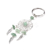Natural Chip Green Aventurine Keychain KEYC-JKC00119-04-2