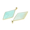 Natural Flower Amazonite Faceted Big Pendants G-L623-04G-01-2