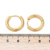 Ion Plating(IP) 304 Stainless Steel Huggie Hoop Earrings LS-EJEW-O087-06B-5