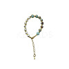 Natural Shoushan Stone Round Beaded Bracelet NC1314-15-1