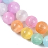 Macaron Color Natural Selenite Beads Strands G-F780-A01-02-3