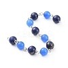 Handmade Natural Lapis Lazuli Beaded Chains AJEW-JB00509-02-2