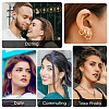 30Pcs 15 Style 316L Surgical Stainless Steel Huggie Hoop Earrings for Girl Women EJEW-TA0001-11-8