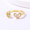 Natural Shell Open Cuff Ring YD7798-4-1-2