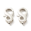 Eco-Friendly Brass Lobster Claw Clasps KK-G405-07P-RS-1