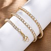 Brass Tennis Necklaces LS-NJEW-I104-13A-4