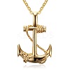 Pirate Anchor Alloy Pendant Necklaces FS-WGF47F3-01-2