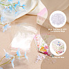 100Pcs 5 Style Rectangle Cardboard Jewelry Display Cards CDIS-YS0001-03-4