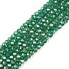 Electroplate Glass Beads Strands EGLA-A044-T2mm-B18-1